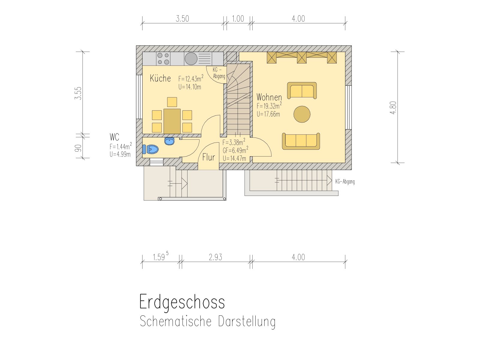 Grundriss Erdgeschoss Grundriss Erdgeschoss