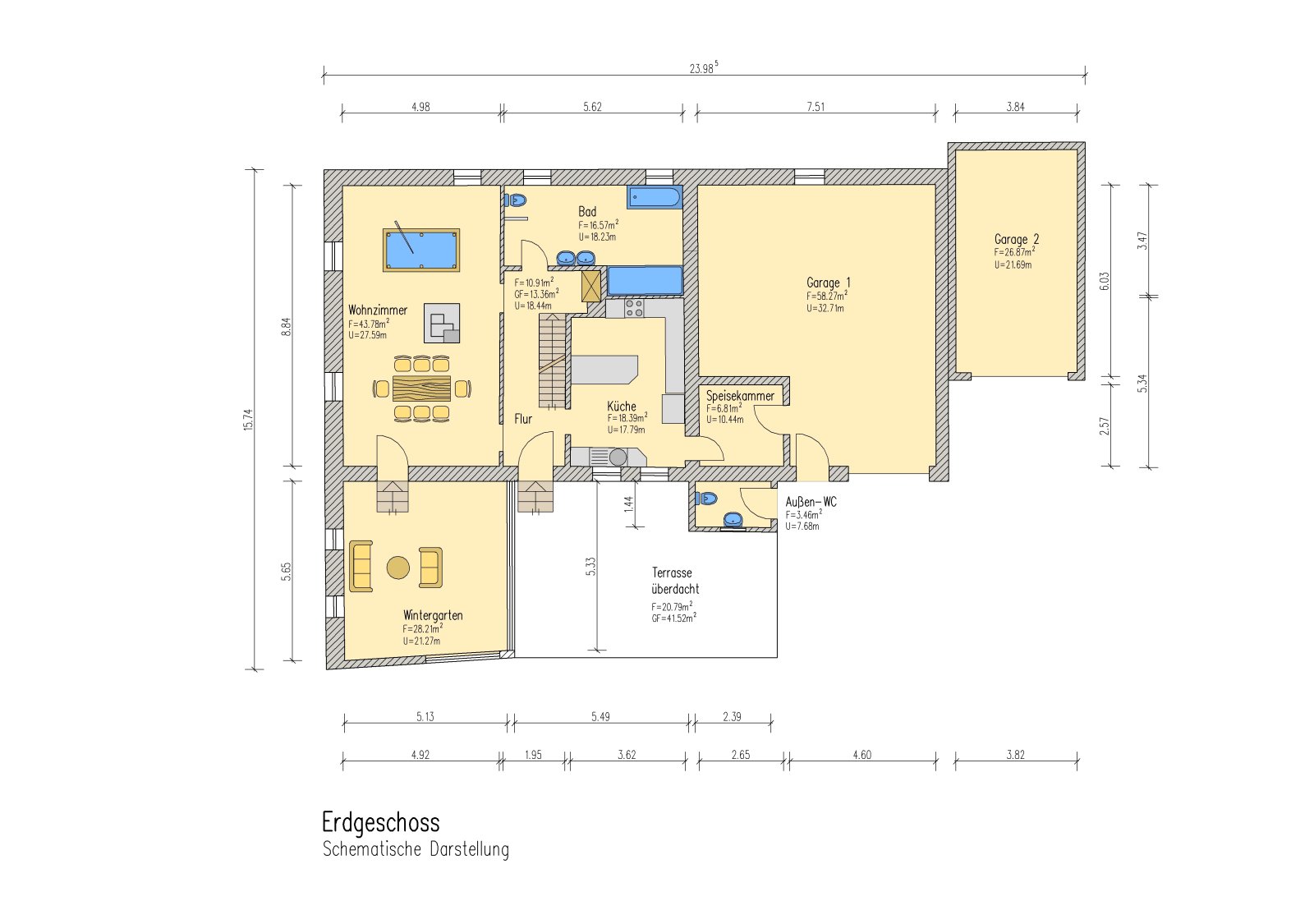 Grundriss Erdgeschoss Grundriss Erdgeschoss