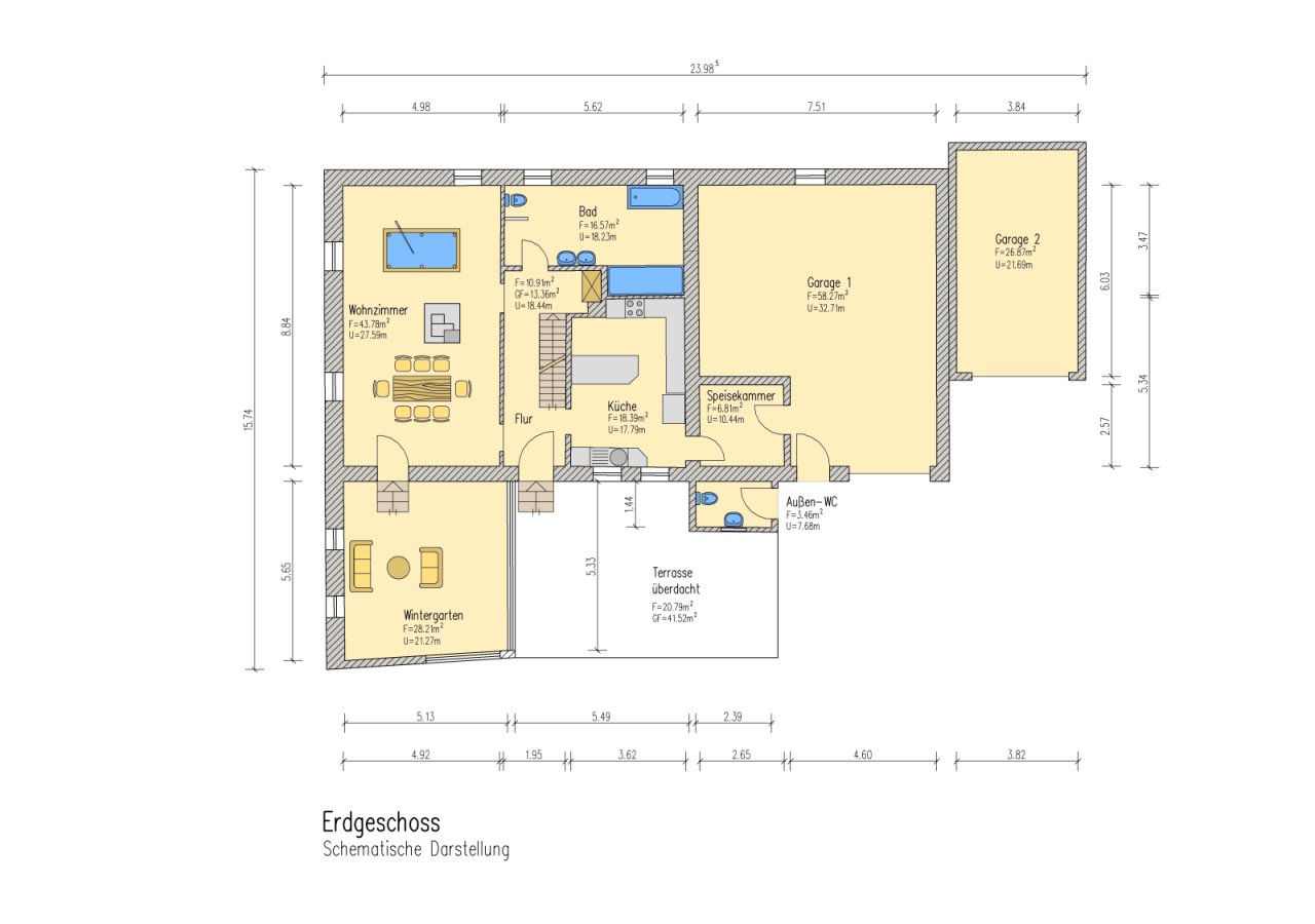 Grundriss Erdgeschoss Grundriss Erdgeschoss